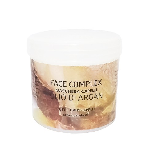 Face Complex - Maschera Capelli Olio Di Argan Per Tutti I Tipi Di Capelli Senza Parabeni - 400ml